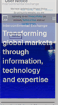 Mobile Screenshot of intercontinentalexchange.com