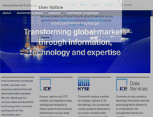 Tablet Screenshot of intercontinentalexchange.com